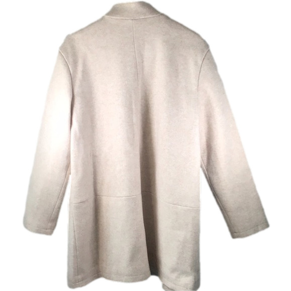 FAZORTEV Wool Blend Long Coat Jacket Sz Medium NWOT - Picture 3 of 5